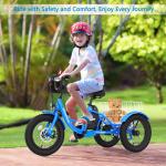NAIZEA 16" Electric Tricycle for Kids Ages 6-16