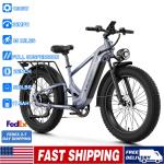 1800W 48V Electric Fat Tire Bike 36MPH