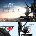 1800W 48V Electric Fat Tire Bike 36MPH