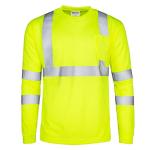 High Visibility Reflective Long Sleeve Safety T-Shirt