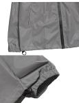 Men's 3M Reflective Cycling Jacket, Grey, Large