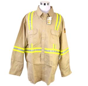 Flame Resistant Hi-Vis Shirt 3XL Beige