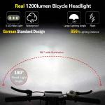 USB Rechargeable Waterproof LED Bike Headlight