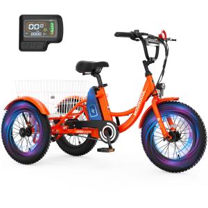 NAIZEA 16" Electric Youth Tricycle with Basket