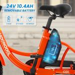 NAIZEA 16" Electric Youth Tricycle with Basket