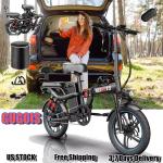 GUGOIS 1000W 16" Folding Electric Bike