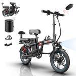 GUGOIS 1000W 16" Folding Electric Bike