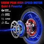 GUGOIS 1000W 16" Folding Electric Bike