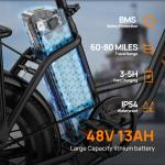 URLIFE 1000W Fat Tire 20" Electric Bike
