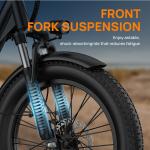 URLIFE 1000W Fat Tire 20" Electric Bike