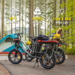 1500W Double Battery Electric Cargo Bike E-Bike