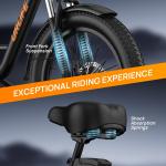 URLIFE 1000W Fat Tire 20" Electric Bike