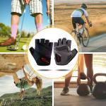 Breathable Gel Pad Half Finger Cycling Gloves