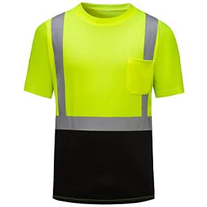 High Visibility Quick Dry Safety T-Shirt for Cycling