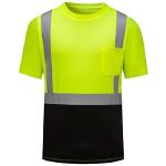 High Visibility Quick Dry Safety T-Shirt for Cycling