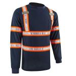 High Visibility Reflective Safety Work Shirts