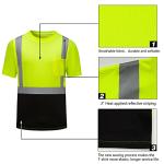 High Visibility Quick Dry Safety T-Shirt for Cycling
