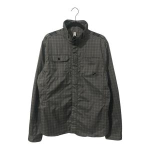 Men's Reversible Reflective Windbreaker Jacket in Gray