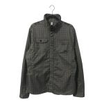 Men's Reversible Reflective Windbreaker Jacket in Gray