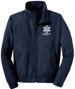 EMT Navy Reflective Jacket with Fleece Lining