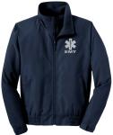 EMT Navy Reflective Jacket with Fleece Lining