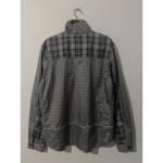 Men's Reversible Reflective Windbreaker Jacket in Gray