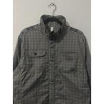 Men's Reversible Reflective Windbreaker Jacket in Gray