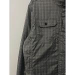 Men's Reversible Reflective Windbreaker Jacket in Gray