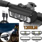 Super Bright USB Rechargeable Waterproof Bike Light