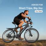 26" 1500W Electric Commuter Bike, 28mph Speed