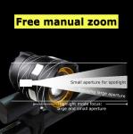 Rechargeable LED Front Bike Light for MTB