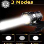 Rechargeable LED Front Bike Light for MTB