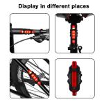 USB Rechargeable Bike Tail Light with 5 LEDs