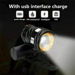 Rechargeable LED Front Bike Light for MTB