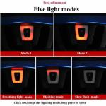 ROCKBROS Rechargeable Waterproof Bike Rear Light