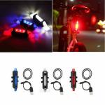 USB Rechargeable Bike Tail Light with 5 LEDs