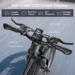 26" 1500W Electric Commuter Bike, 28mph Speed