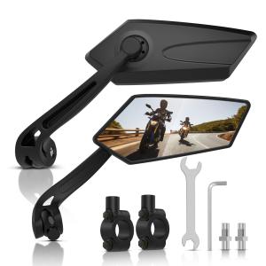 2X Bike Handlebar Mirrors for All Bicycles