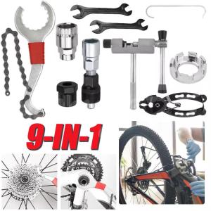 9-Piece Bike Repair Tool Kit with Chain Cutter