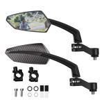 Bike Handlebar Mirrors - Adjustable Rear View Pair
