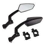 Bike Handlebar Mirrors - Adjustable Rear View Pair