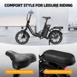 16" Peak Folding E-Bike - 35 Miles Range