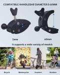 Motorcycle Phone Mount with Auto Lock and Anti-Shake