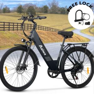 26'' Electric Mountain Bike with 750W Motor
