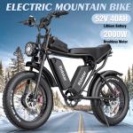 52V 3000W 20" Electric Bike for Off-Road Adventure