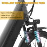 26'' Electric Mountain Bike with 750W Motor