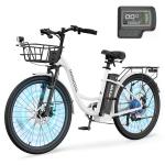 MOPHOTO 24" Electric Adult Cargo Bike 700W