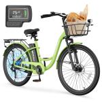 MOONCOOL 24" 26" 700W 7-Speed Electric Bike