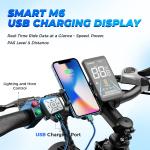 Peak 1800W Electric Fat Tire Mountain Bike