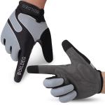 Full Finger Touch Screen Cycling Gloves - Gray